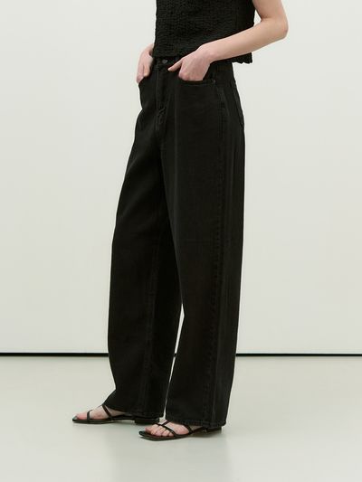 ADAUL Leva High-waisted Wide Pants _Black