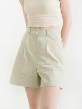ADAUL Pocket Button Point Half Pants _Khaki Beige