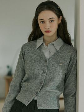 ADAUL Signature Soft V Neck Lightweight Wool Cardigan