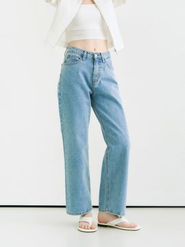 ADAUL Spark Straight Fit Denim Pants _Blue