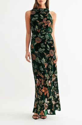 Adelyn Rae Adelyn Rae Athena Floral Burnout Maxi Dress