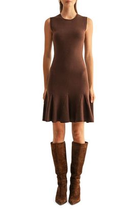 Adelyn Rae Adelyn Rae Gabrielle Flared Knit Minidress