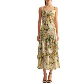 Adelyn Rae Adelyn Rae Kaya Ruffle Tiered Midi Sundress