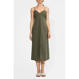Adelyn Rae Adelyn Rae Millie Embroidered Midi Slipdress