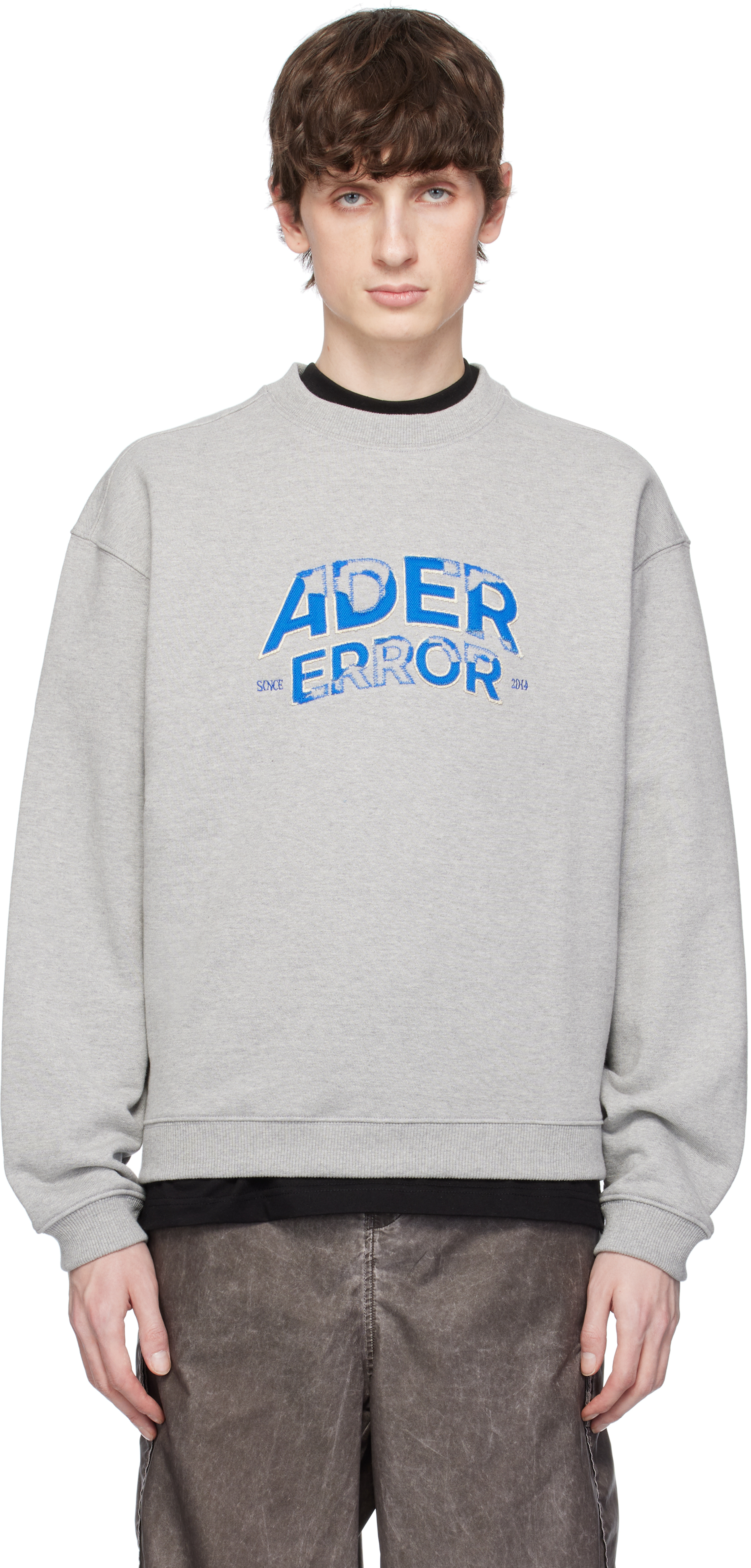 ADER error - Black TRS Tag 02 Zip-Up Hoodie