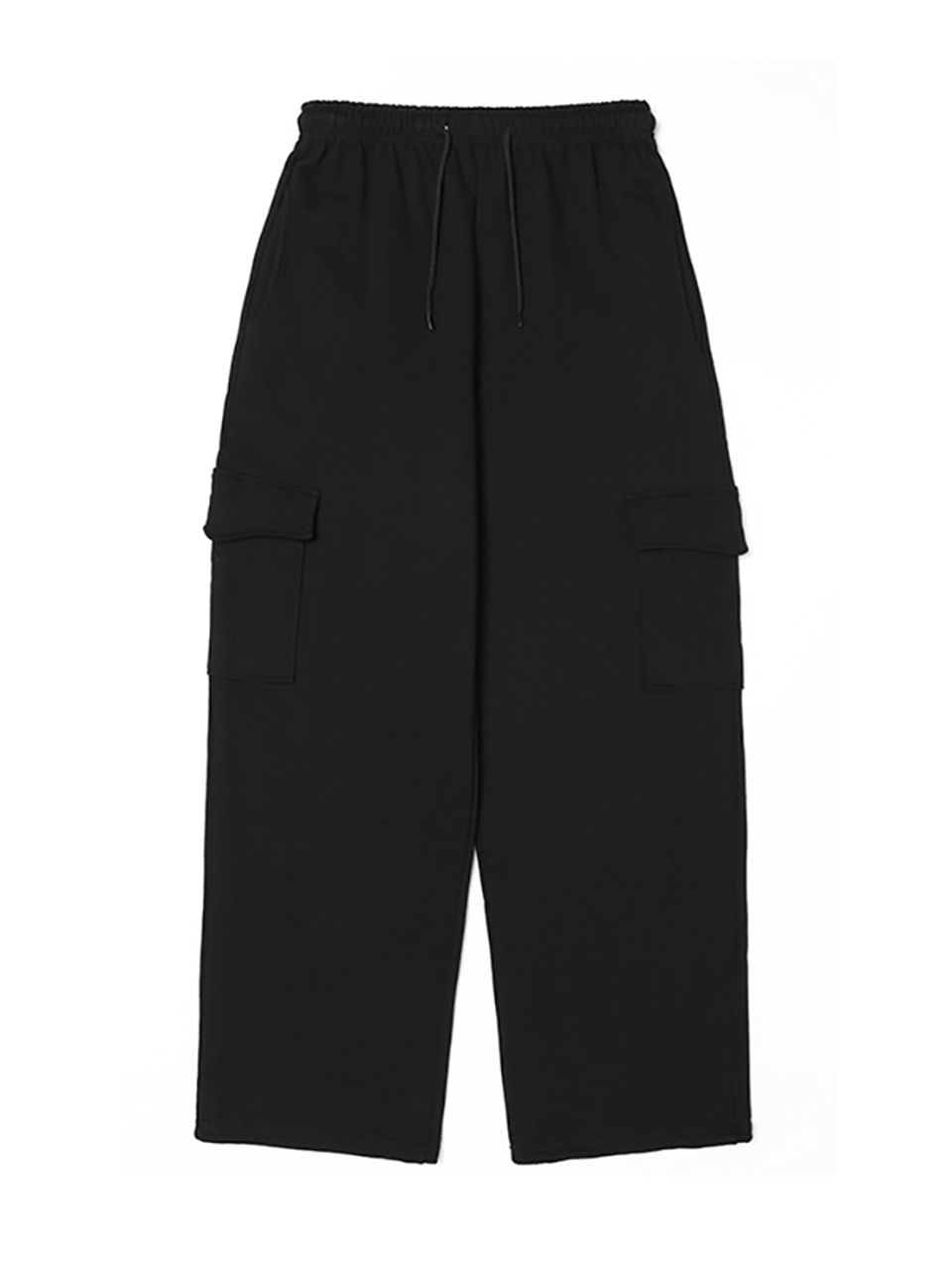 ADHOC Cargo Wide Banding Pants _ Black