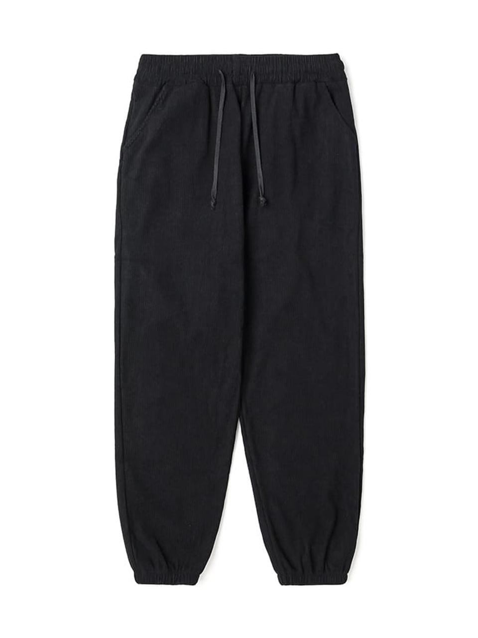 ADHOC Corduroy Jogger Pants [BLACK]