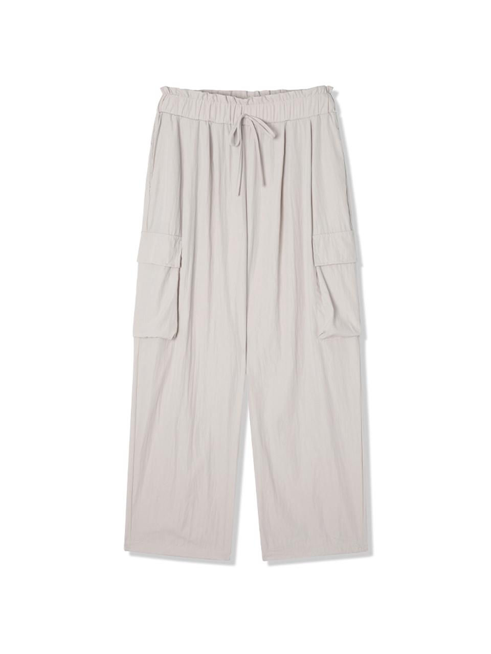 ADHOC Full Elastic Waistband Woven Cargo String Pants (HB4LP51)