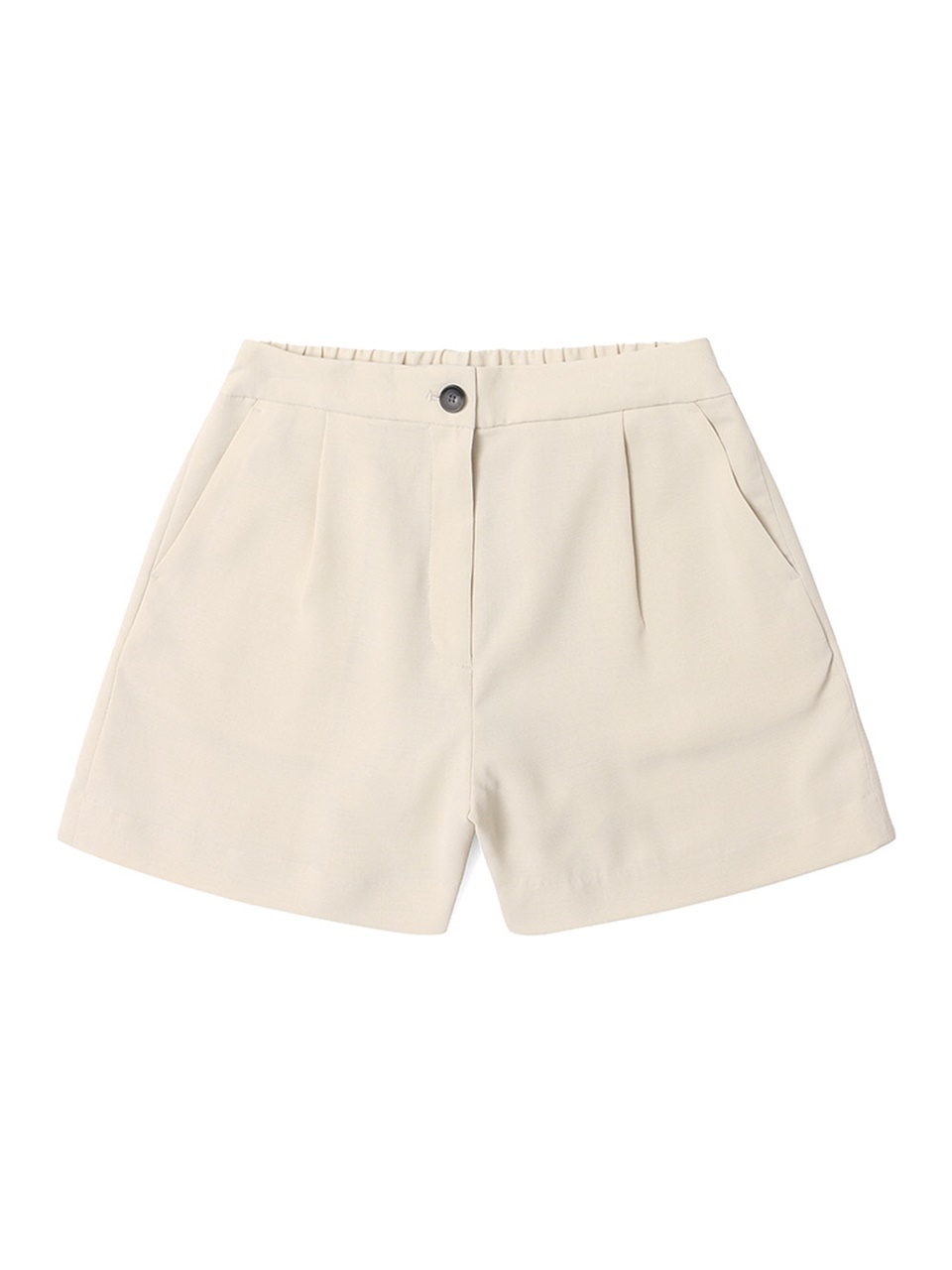 ADHOC One Tuck Shorts _ Light Beige