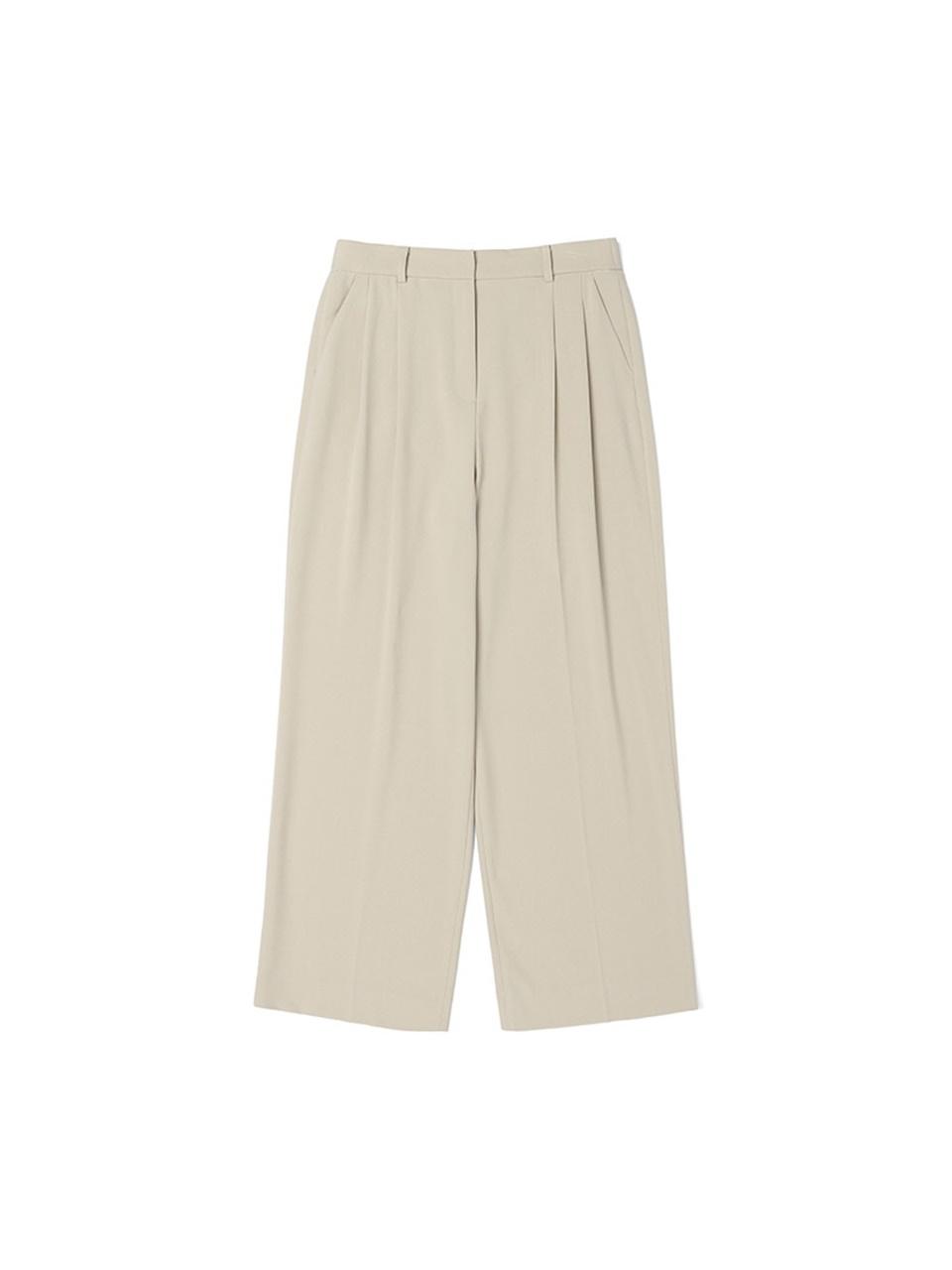 ADHOC Wide-Fit Pants [BEIGE]