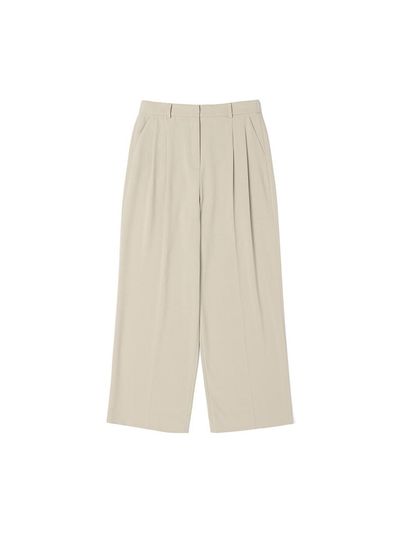 ADHOC Wide-Fit Pants [BEIGE]
