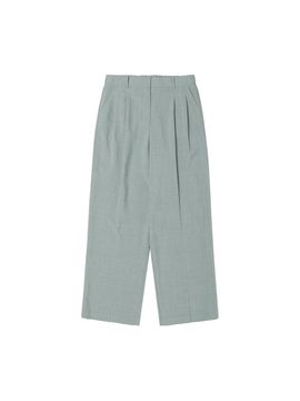 ADHOC Wide-Fit Two-Tuck Pants [Light Khaki]