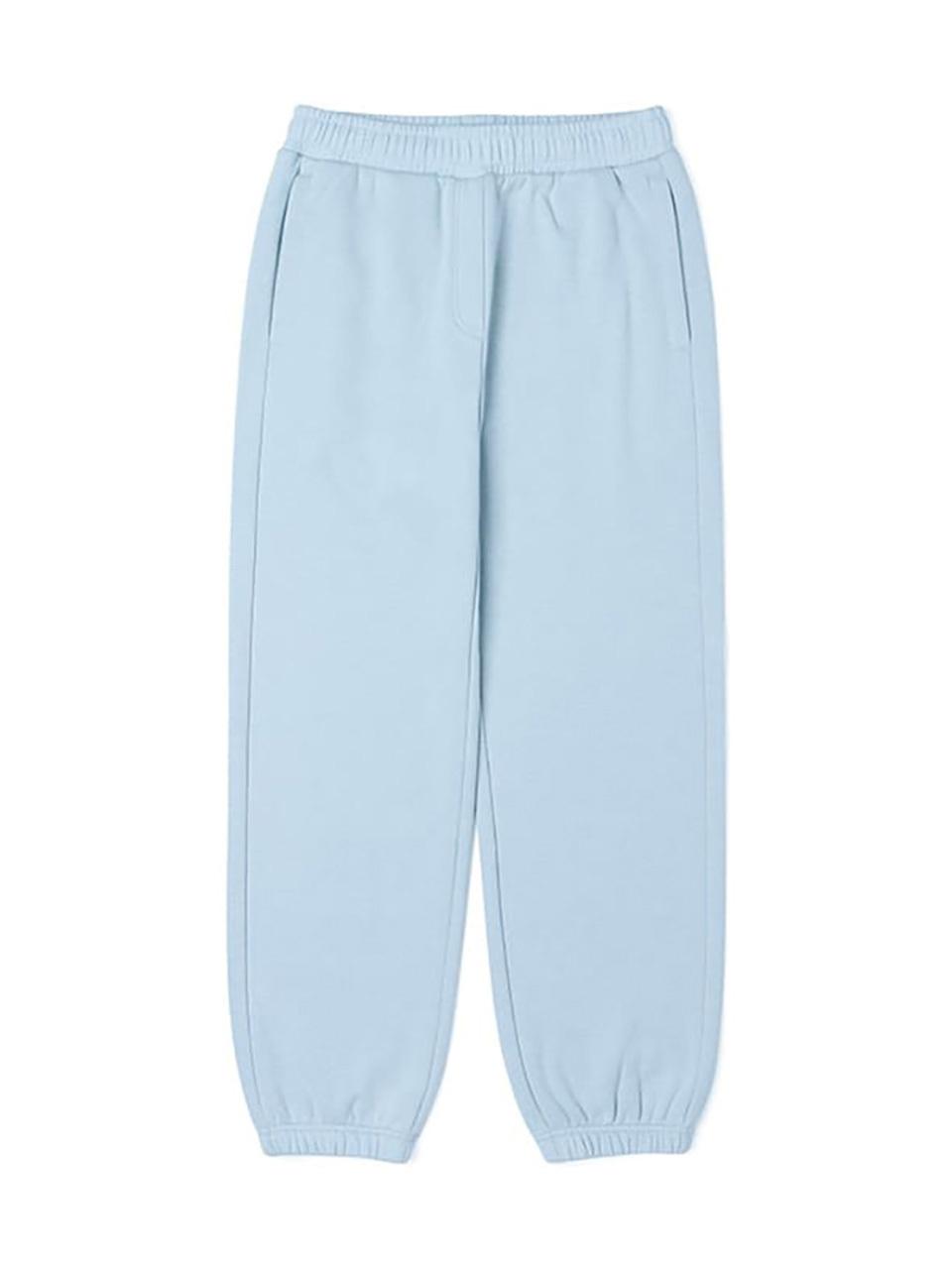 ADHOC Women's Brushed Jogger Pants  (SKY BLUE)