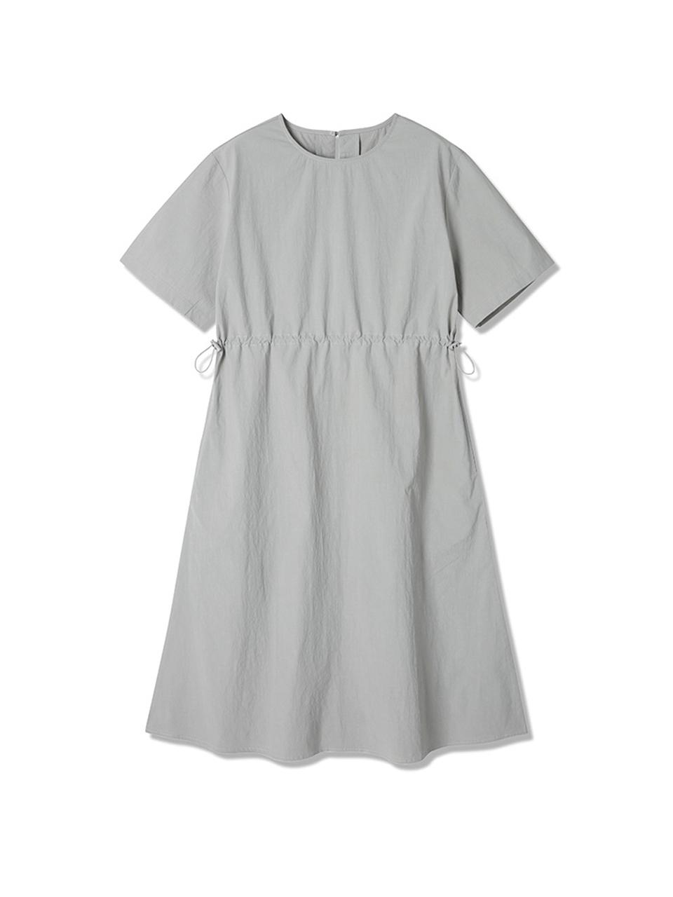 ADHOC Women's Woven Waist String Dress (KHAKI) (HB5OP50)