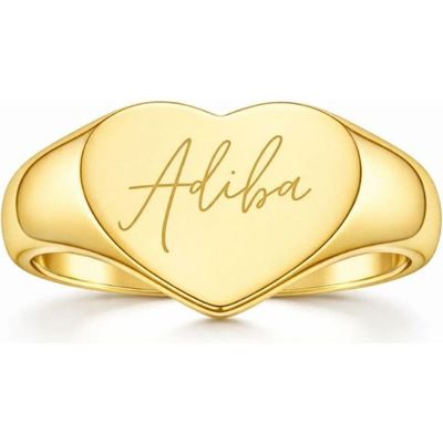 ADIBA ADIBA Signature Heart Ring