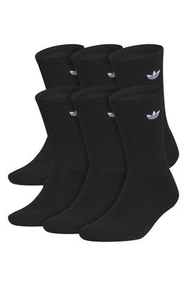 adidas adidas 6-Pack Trefoil 2.0 Crew Socks