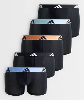 adidas adidas Active flex 5 pack briefs with colored waistbands in black