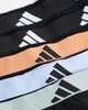 adidas adidas Active flex 5 pack briefs with colored waistbands in black - 3