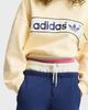 adidas adidas adiSignature NY Pullover Hoodie Sweatshirt in Warm Vanilla, Women's at Urban Outfitters - 1
