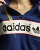 adidas adidas adiSignature NY Quarter Zip Pullover Top in Navy, Women's at Urban Outfitters - 1