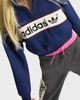 adidas adidas adiSignature NY Quarter Zip Pullover Top in Navy, Women's at Urban Outfitters - 2