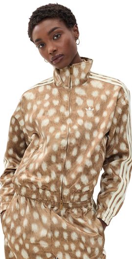 adidas adidas AOP Track Top Brown Desert