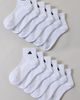 adidas adidas Athletic Cushioned Ankle Socks 6-Pack in White, Men's at Urban Outfitters - 1