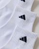 adidas adidas Athletic Cushioned Ankle Socks 6-Pack in White, Men's at Urban Outfitters - 2