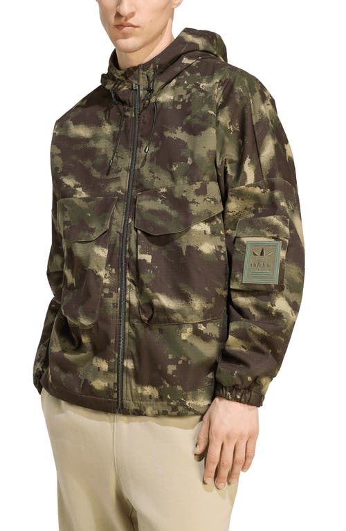 adidas adidas Camo Hooded Utility Jacket