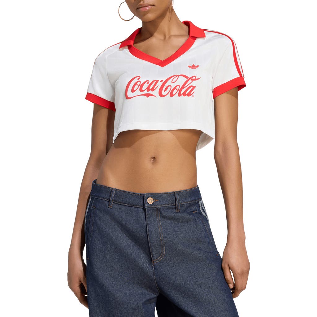 adidas adidas Coca-Cola Cropped Jersey