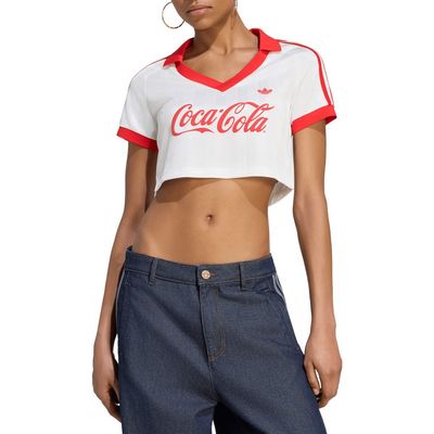 adidas adidas Coca-Cola Cropped Jersey