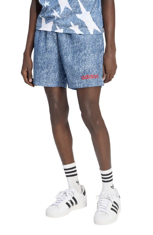 adidas adidas Denim Print Shorts