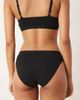 adidas adidas elastic tonal logo high leg bikini briefs in black - 3