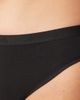 adidas adidas elastic tonal logo high leg bikini briefs in black - 4