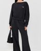 adidas adidas Essential Fleece Crew Sweatshirt Black - 5
