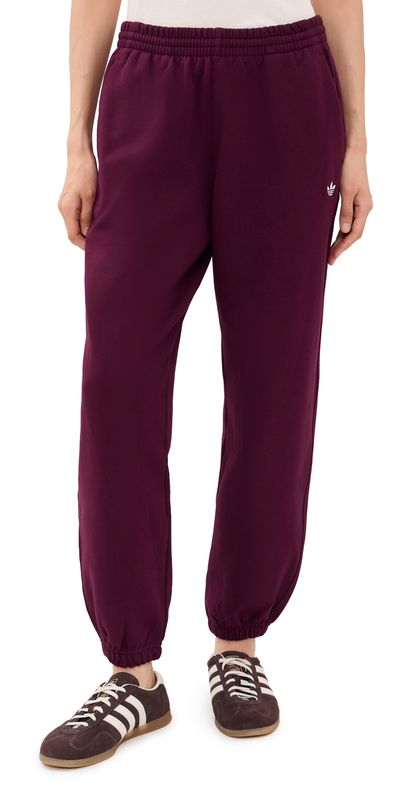 adidas adidas Essential Fleece Joggers Maroon