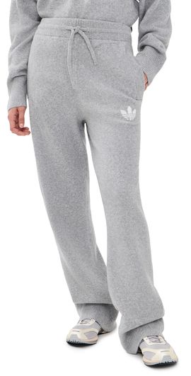 adidas adidas Essential Knit Pants Medium Grey Heather