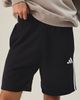 adidas adidas Essentials 3-Stripes Fleece Shorts in Black, Men's at Urban Outfitters - 1