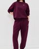 adidas adidas Essentials Fleece Crew Sweatshirt Maroon - 5