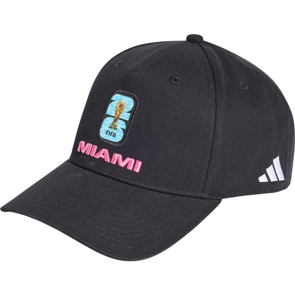 adidas adidas FIFA World Cup 2026™ Miami Adjustable Twill Ball Cap