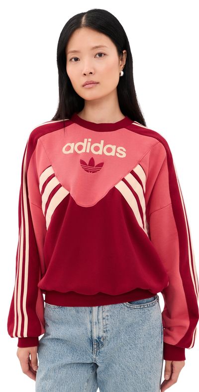 adidas adidas Graphic Crew Sweatshirt Preloved Scarlet/Team Victory