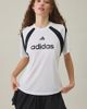 adidas adidas House Of Tiro Short Sleeve Football Jersey Top in White, Women's at Urban Outfitters - 1