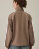 adidas adidas Iconic 3-Stripes Woven Zip-Up Track Jacket in Khaki, Women's at Urban Outfitters - 5