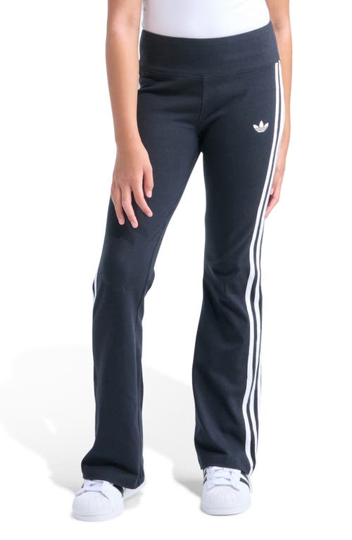 adidas adidas Kids' 3-Stripes Stretch Cotton Flare Leggings