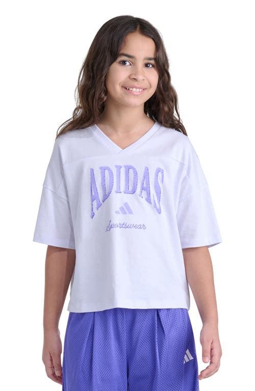 adidas adidas Kids' Collegiate Graphic V-Neck T-Shirt