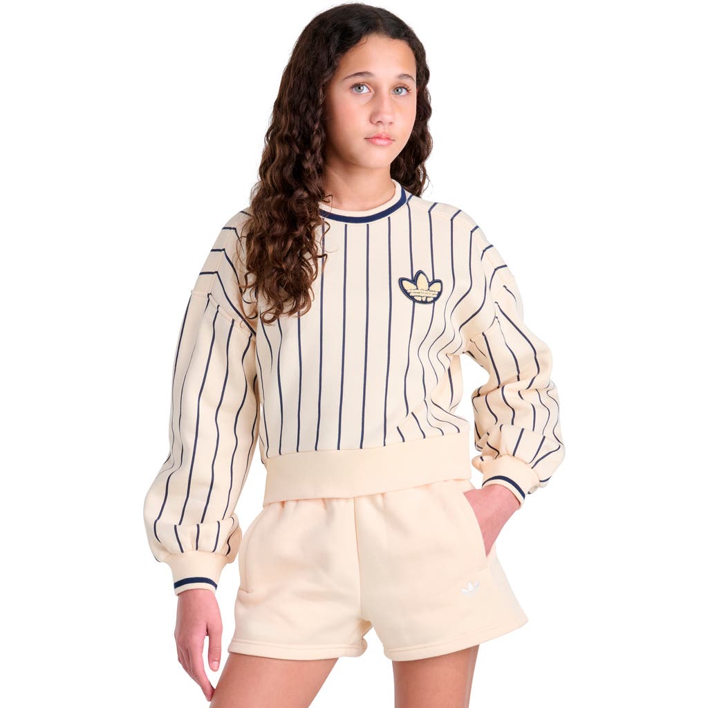 adidas adidas Kids' Pinstripe Crewneck Sweatshirt