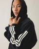 adidas adidas Kit 3-Stripe Hoodie Sweatshirt in Black, Men's at Urban Outfitters - 4