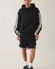 adidas adidas Kit 3-Stripe Hoodie Sweatshirt in Black, Men's at Urban Outfitters - 5