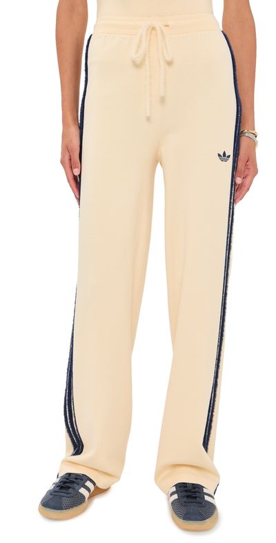 adidas adidas Knit Firebird Track Pants Warm Vanilla/Night Indigo