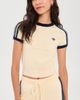 adidas adidas Knit Tee Warm Vanilla/Night Indigo - 2